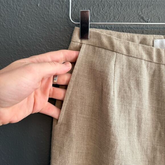 TSE Linen High Waisted Pants Size 4 - Picture 2 of 8